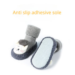 Baby Girls Kids Thickened Warm Socks Floor Shoes For Infants