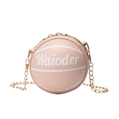 Cartoon Ball Messenger Bag For Girls Outdoor Travel Mini Coin Purse