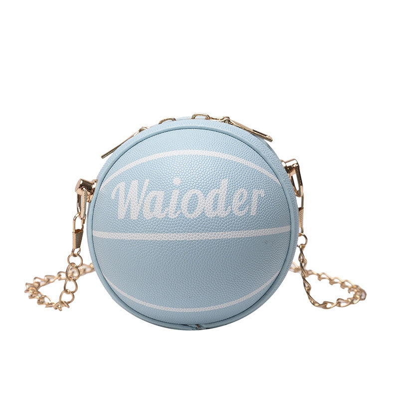 Cartoon Ball Messenger Bag For Girls Outdoor Travel Mini Coin Purse