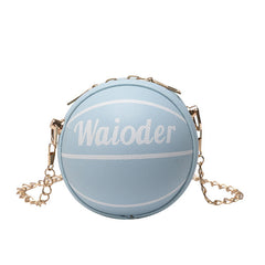 Cartoon Ball Messenger Bag For Girls Outdoor Travel Mini Coin Purse