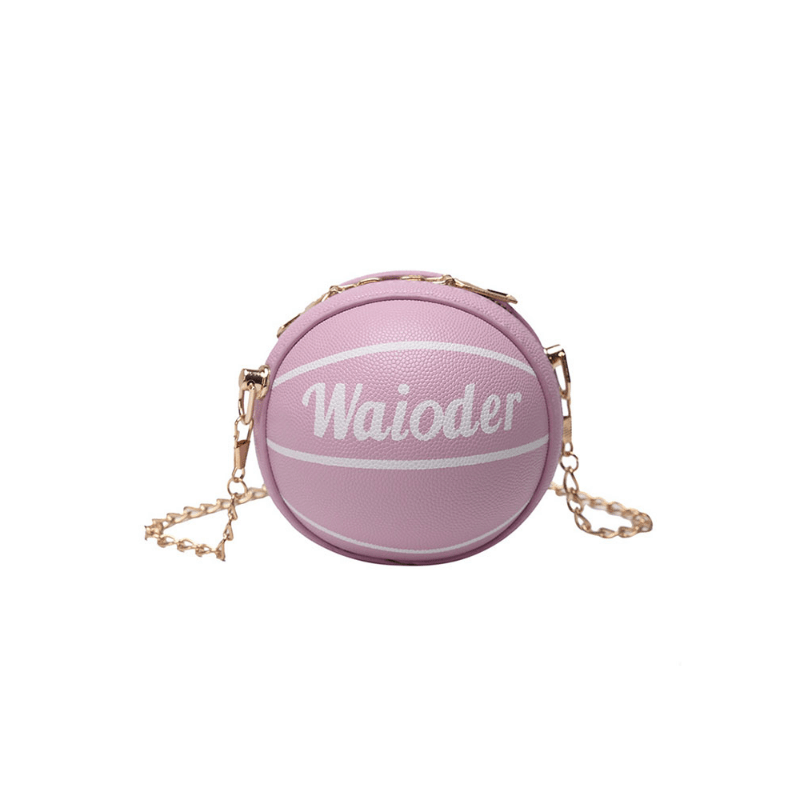 Cartoon Ball Messenger Bag For Girls Outdoor Travel Mini Coin Purse