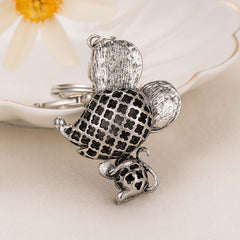 Rhinestone Mouse Keychain Cartoon Car Key Ring Gift Bag Pendant Accessories