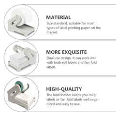 Fan Fold Stack Paper Holder for Thermal Label Printer