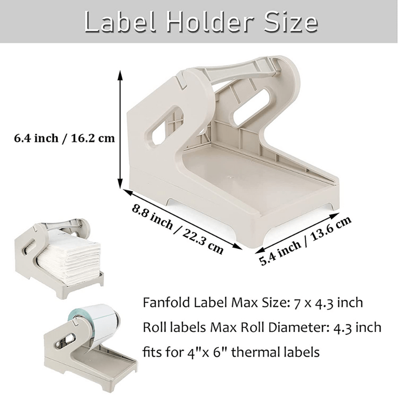 Fan Fold Stack Paper Holder for Thermal Label Printer