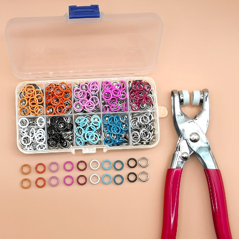 100pcs Snap Button with Snap Pliers for Sewing Garments