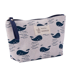 Zipper Cosmetic Pouch Travel Makeup Organizer