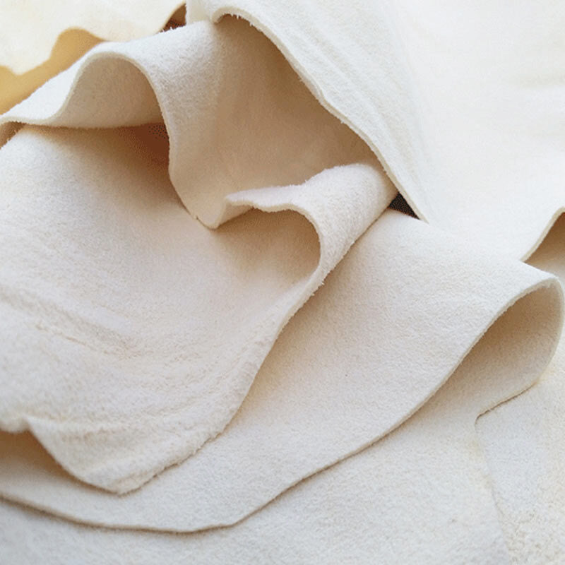 2pcs Chamois Cloth For Car Drying Towel Real Leather Washing Cloth