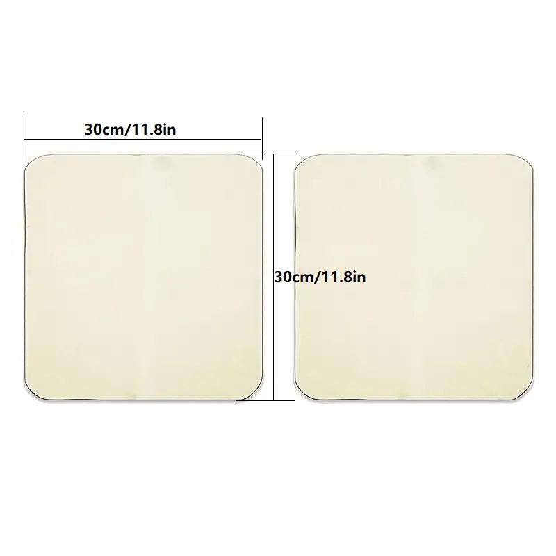 2pcs Chamois Cloth For Car Drying Towel Real Leather Washing Cloth