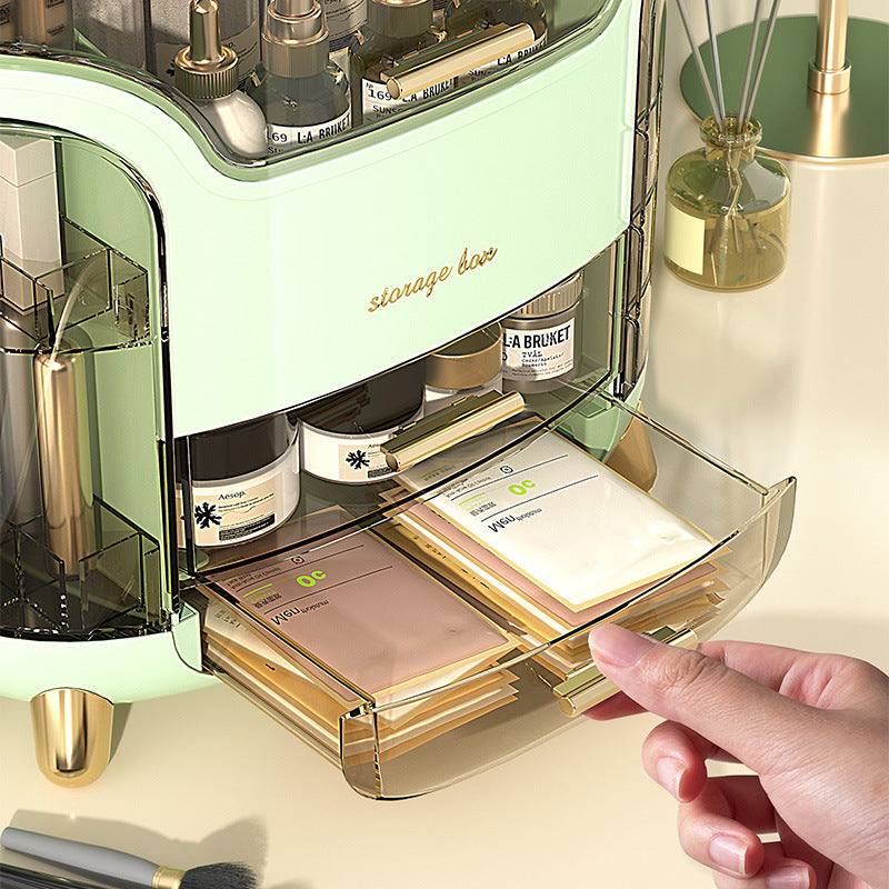 Makeup Organizer Dust Water Proof Cosmetics Storage Display Cases