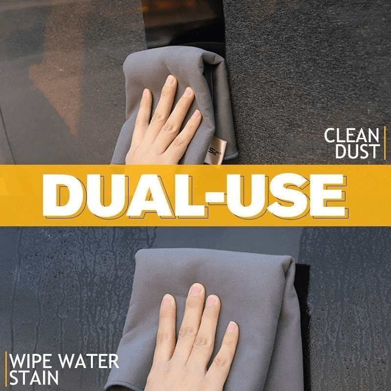 Suede Absorbent Reusable Glass Cleaning Cloth 30CMx30CM