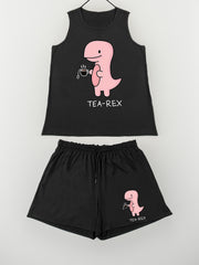 Dinosaur Pajama Set Tank Top & Shorts
