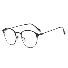 Men's Vintage Metal Round Frame Glasses