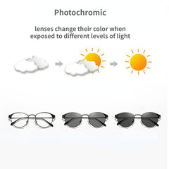Men's Vintage Metal Round Frame Glasses