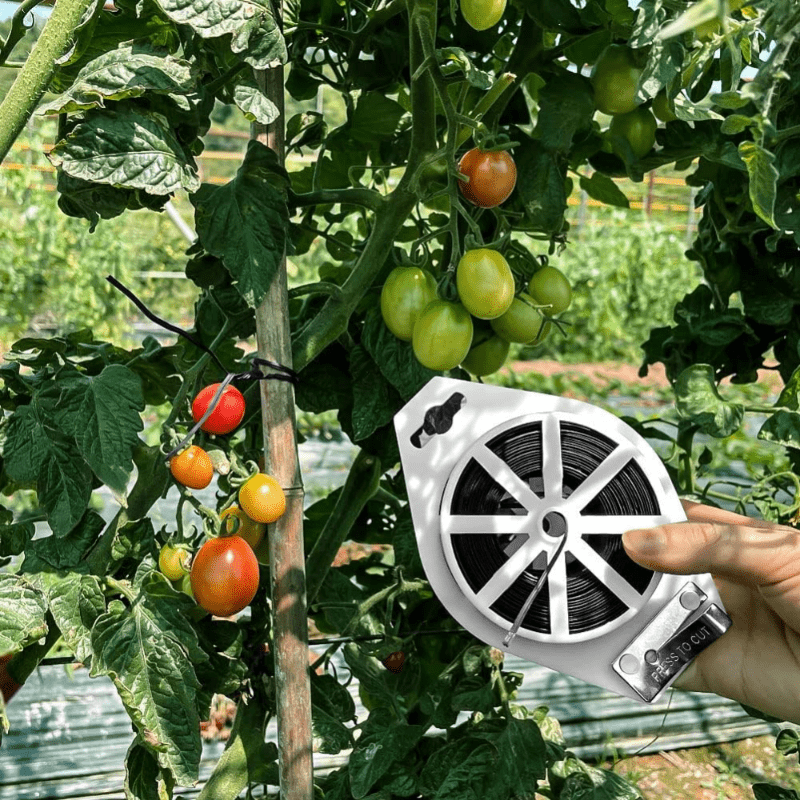 328 Feet Garden Plant Twist Tie With Cutter - Gardening Home Office Decor