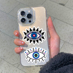 50pcs Evil Eyes Stickers Fun Waterproof Reusable DIY Room Decoration