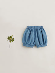 MARC&JANIE Girls Soft Denim Vintage Lantern Shorts