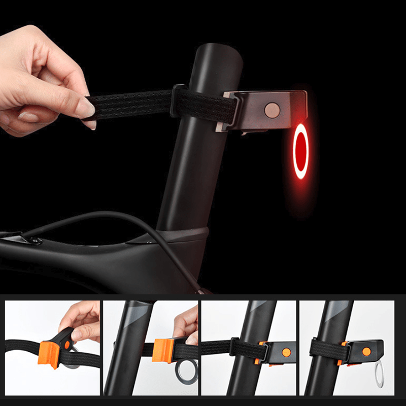 USB Bike Taillight LED Light For Riding Warning Cycling
