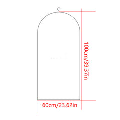 Minimalist Breathable Dust Cover Clothes Storage Bag With Visible Windows