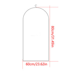 Minimalist Breathable Dust Cover Clothes Storage Bag With Visible Windows