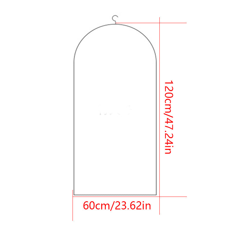 Minimalist Breathable Dust Cover Clothes Storage Bag With Visible Windows