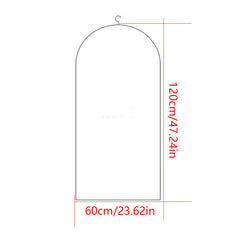 Minimalist Breathable Dust Cover Clothes Storage Bag With Visible Windows