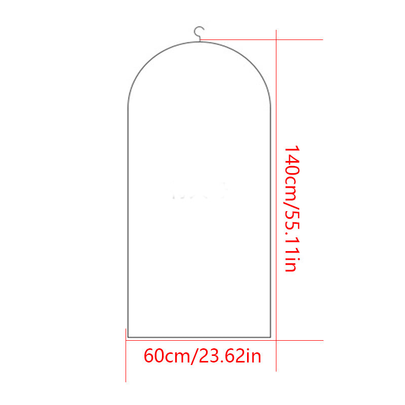 Minimalist Breathable Dust Cover Clothes Storage Bag With Visible Windows