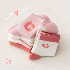5 Pairs Cartoon Bunny Baby Socks for Girls