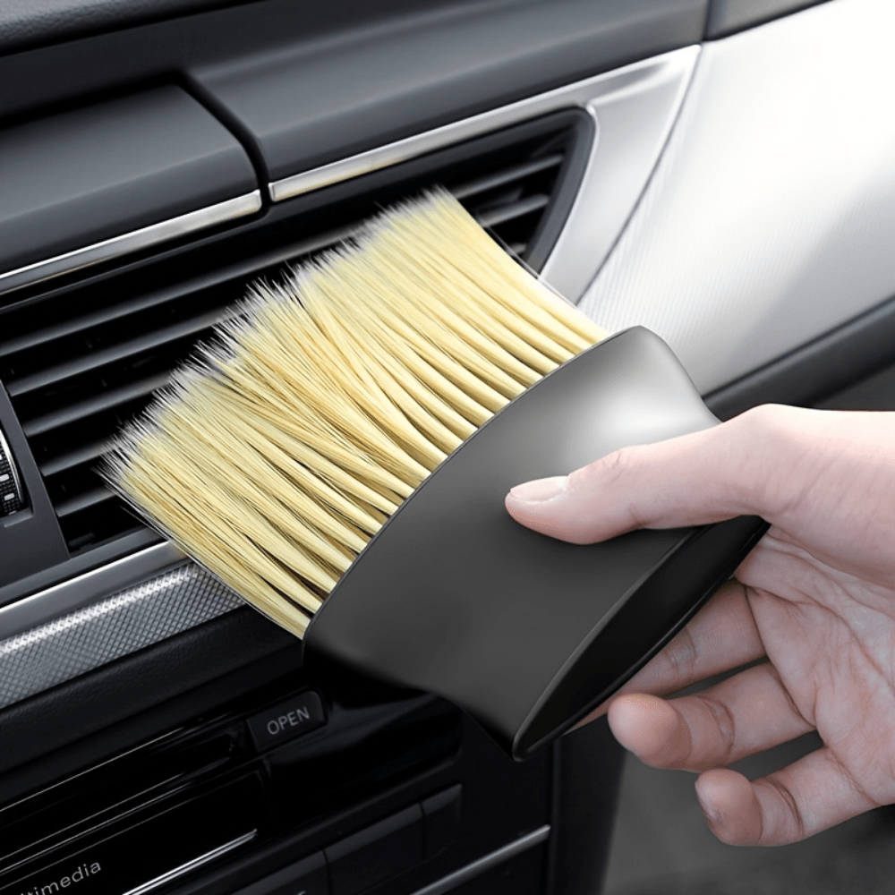 Car Detailing Brush Long Hair Wide Handle Auto Interior Dust Removal