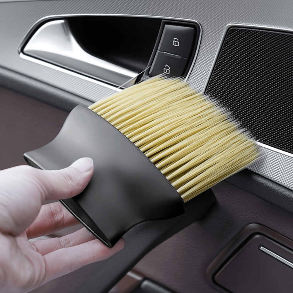 Car Detailing Brush Long Hair Wide Handle Auto Interior Dust Removal