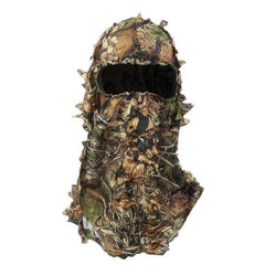 Leafy Camo Hat with 3D Full Face Mask for Turkey Hunting