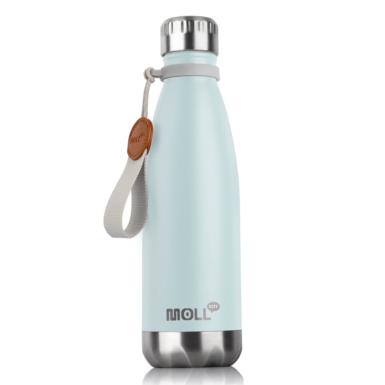 17Oz Stainless Steel Double Walled Water Bottle Insulated Cup Solid Leakproof