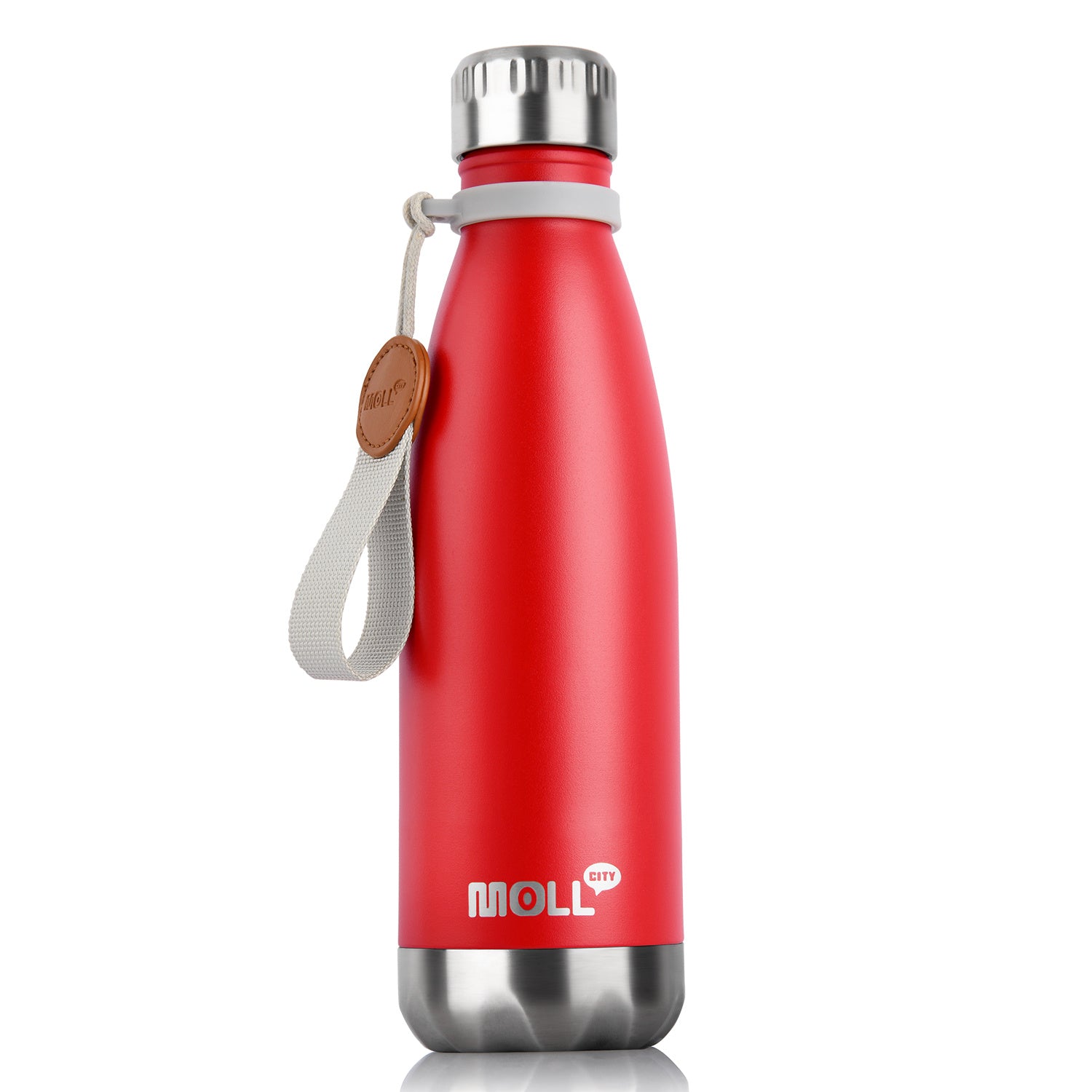 17Oz Stainless Steel Double Walled Water Bottle Insulated Cup Solid Leakproof