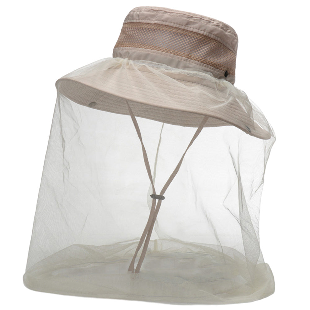 Outdoor Sun Hat with Face Protector for Mosquito Protection