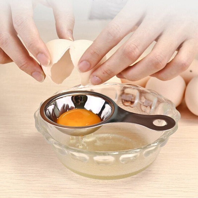 Stainless Steel Egg Yolk Separator for Perfect Cooking & Baking