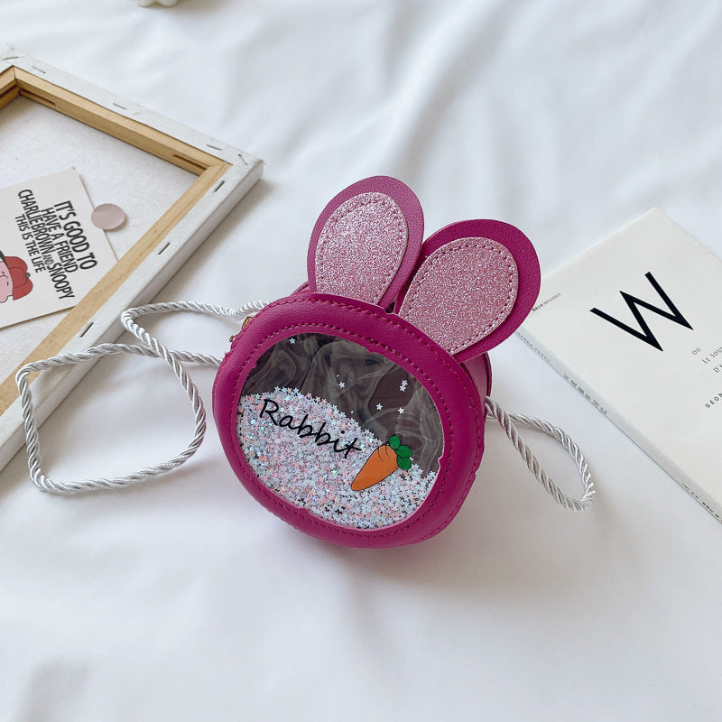 Sequin Rabbit Ears Shoulder Bag for Teen Girls