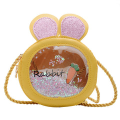 Sequin Rabbit Ears Shoulder Bag for Teen Girls