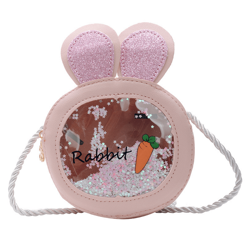 Sequin Rabbit Ears Shoulder Bag for Teen Girls