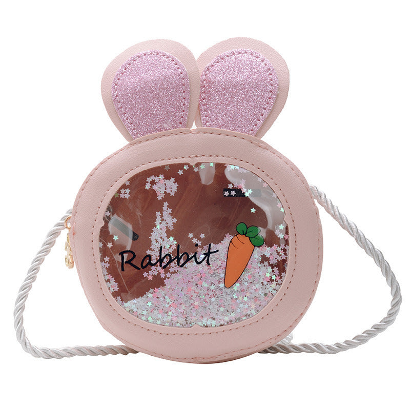 Sequin Rabbit Ears Shoulder Bag for Teen Girls