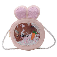 Sequin Rabbit Ears Shoulder Bag for Teen Girls