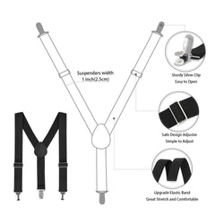 Adjustable Suspender & Bow Tie Set for Boys and Girls