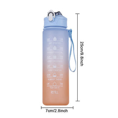 900ml Sports Water Cup Large Capacity Bottle for Outdoor Camping Travel