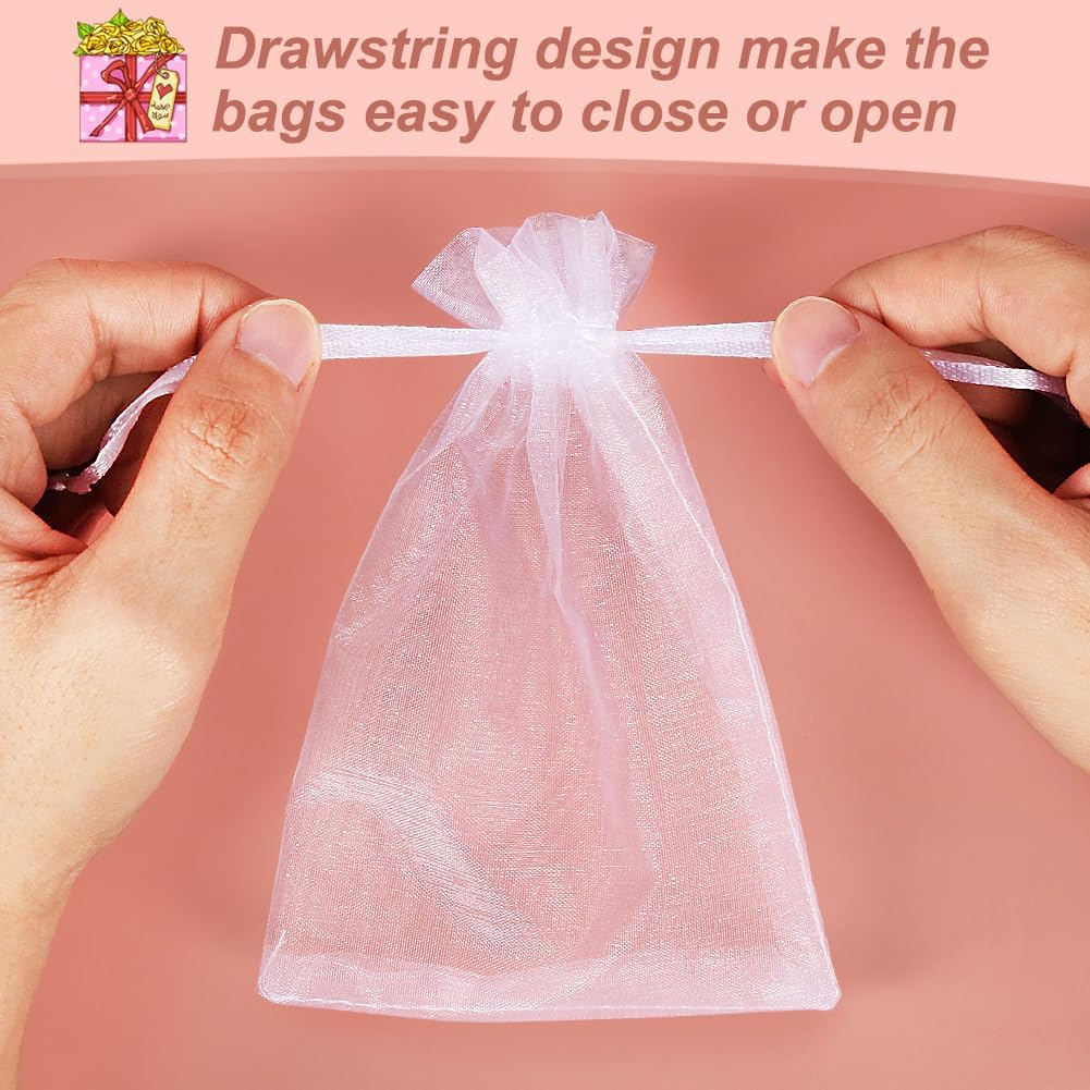100pcs Organza Bags 10x16x24cm Gift Jewelry Pouches
