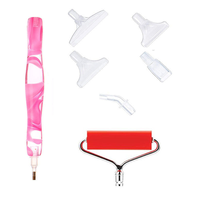 Resin Diamond Painting Pen With 7 Heads & Roller