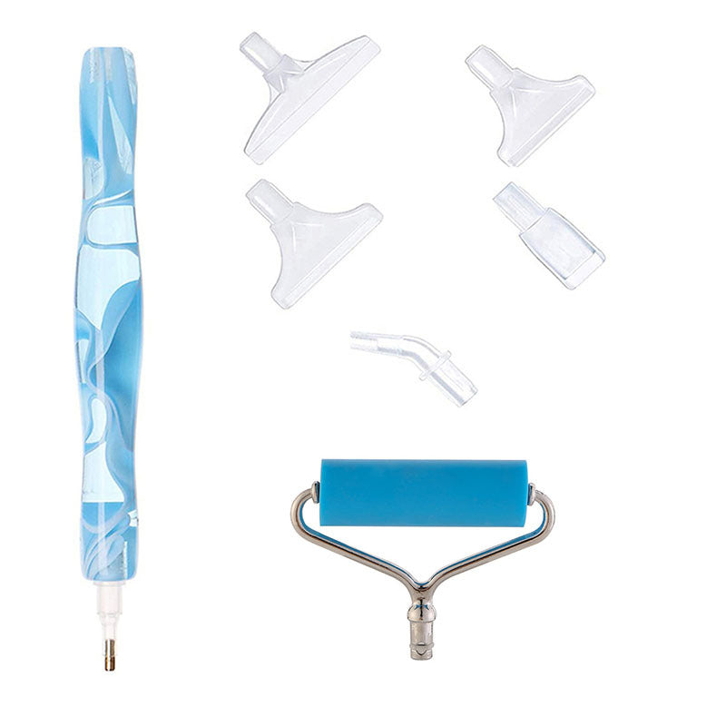 Resin Diamond Painting Pen With 7 Heads & Roller