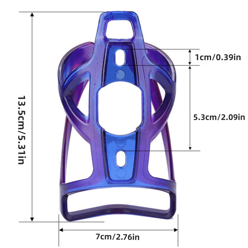 Colorful Gradient Bike Water Cup Holder Outdoor Cycling Equipment