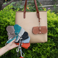 Litchi Embossed Glasses Cover Hanging Sunglasses Storage Bag