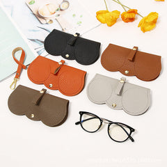 Litchi Embossed Glasses Cover Hanging Sunglasses Storage Bag