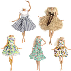 Doll Dress Lace Mini Party Gown Casual Wear Skirt Clothes For 11" Doll