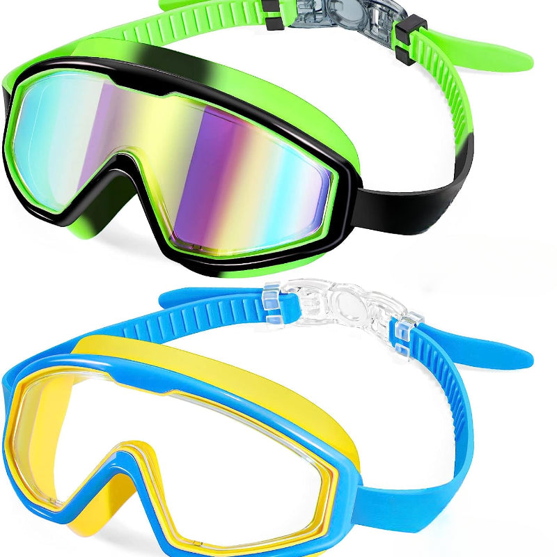 Kids Swimming Goggles Anti Fog No Leak Clear Swim Goggles Boys Girls