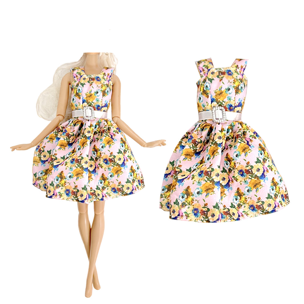 Doll Dress Lace Mini Party Gown Casual Wear Skirt Clothes For 11" Doll